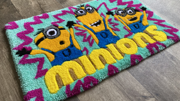 Minions Handmade Tufted Area/entry Rug - Image 3