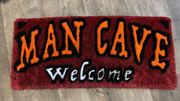 Man Cave Welcome Sign Rug - Image 2