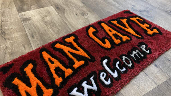 Man Cave Welcome Sign Rug - Image 3