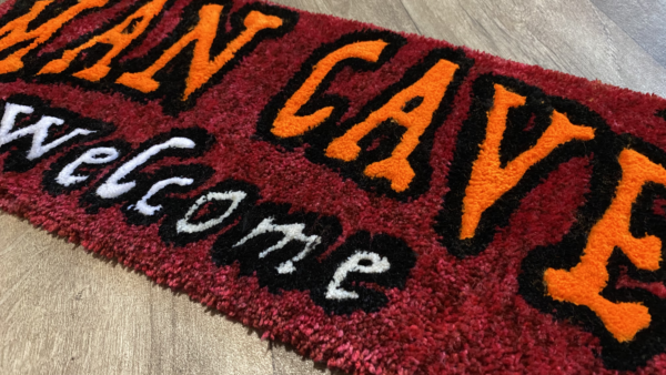 Man Cave Welcome Sign Rug - Image 4