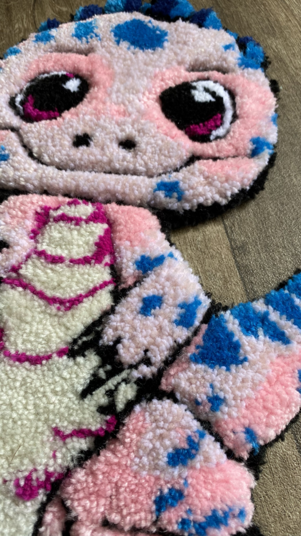 Happy Pink Dinosaur Play Rug - Image 3