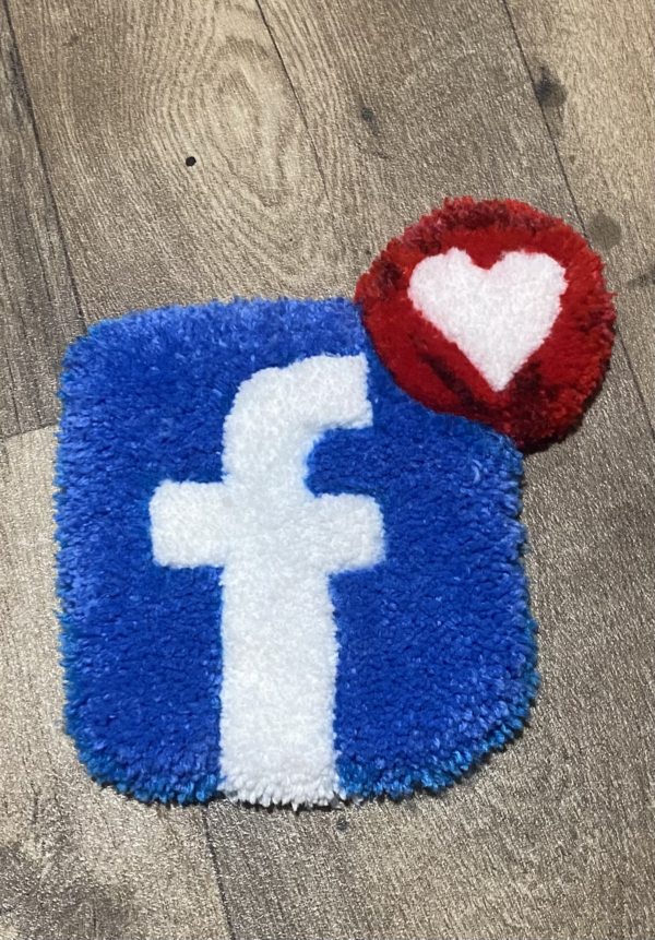 Love Facebook Small Rug - Image 2