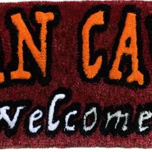 Man Cave Welcome Sign Rug