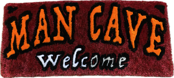 Man Cave Welcome Sign Rug