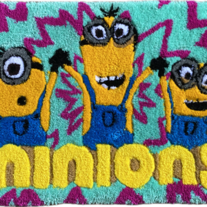 Minions Handmade Tufted Area/entry Rug