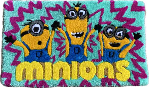 Minions Handmade Tufted Area/entry Rug