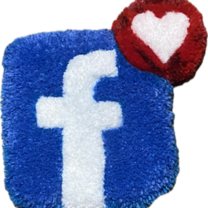 Love Facebook Small Rug