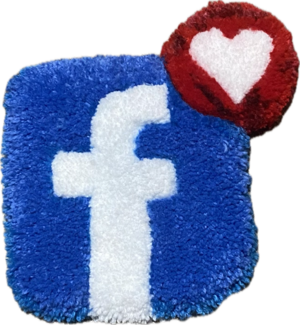 Love Facebook Small Rug