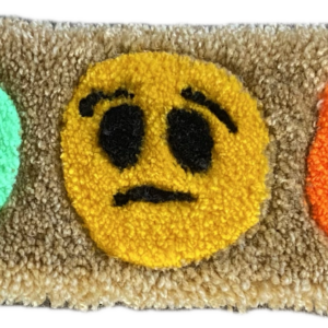 Emoji Chart Handmade Bar Rug