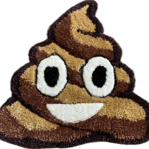 Happy Poo Emoji Area Rug