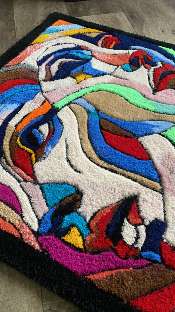 Two Faced Abstract Area Rug - Image 5