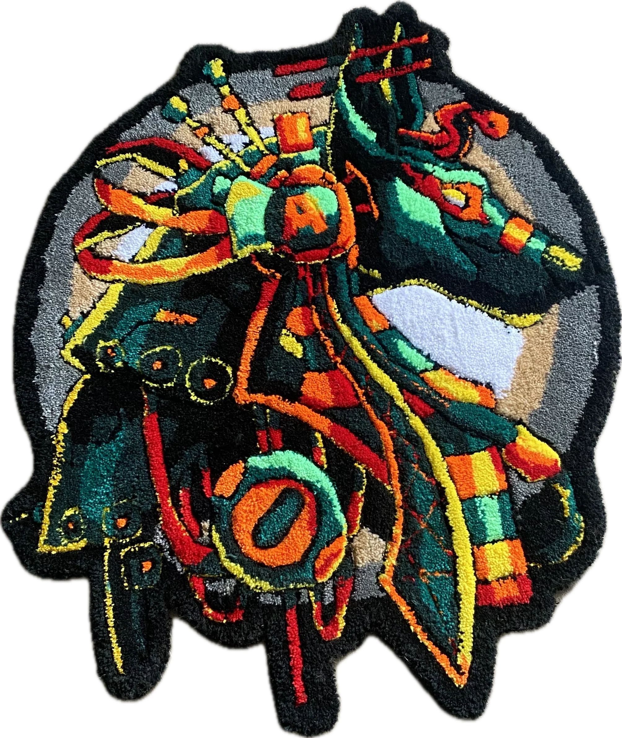 Anubis Egyptian God Area Rug