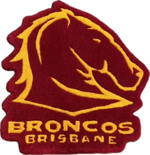 Brisbane Broncos NRL Area Rug
