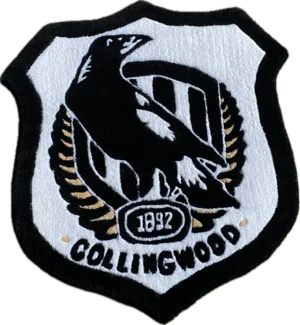 Collingwood Magpies AFL Area Rug