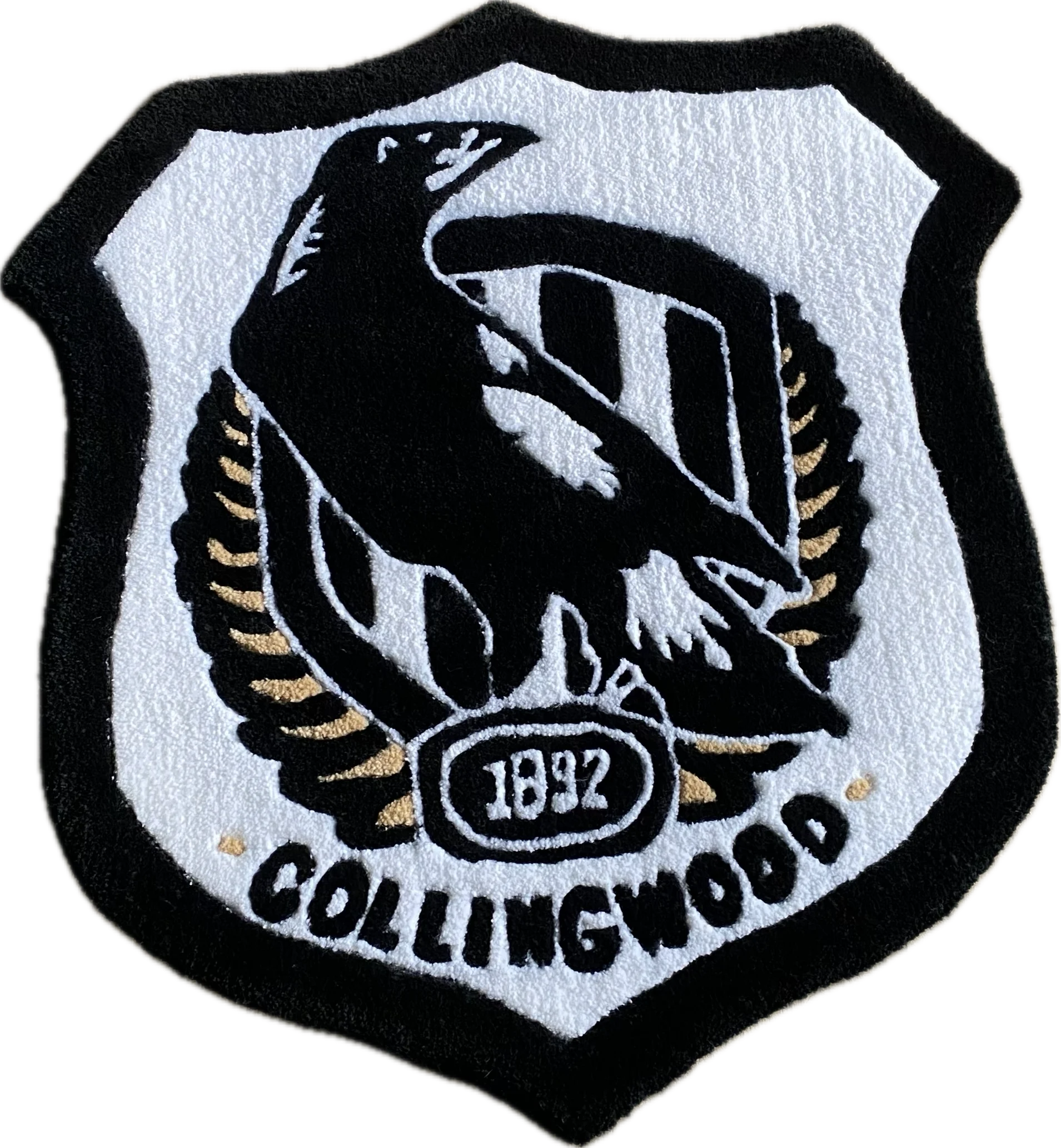 Collingwood Magpies AFL Area Rug
