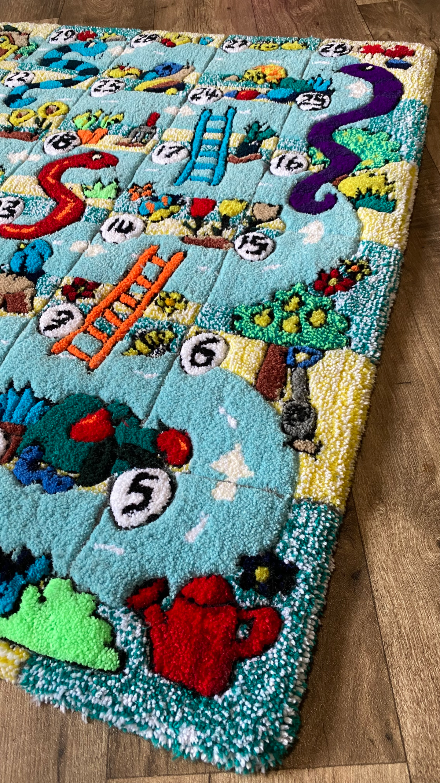 Snake Ladder Rug Snakes and Ladders Area Rug And Game – Rug Tattooing