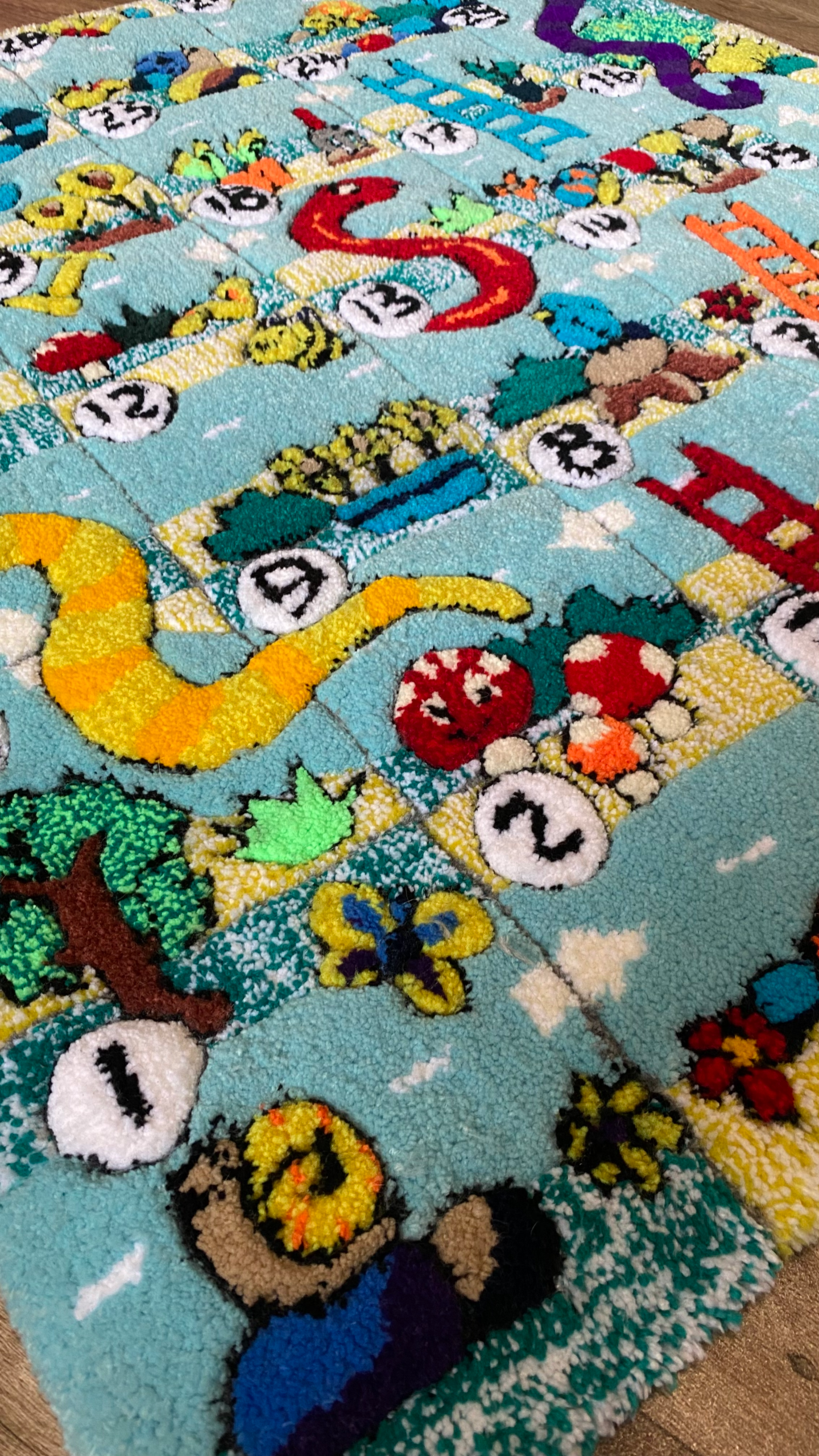 Snake Ladder Rug Snakes and Ladders Area Rug And Game – Rug Tattooing
