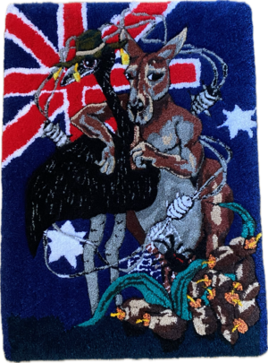 Aussie Day Celebrations Area Rug